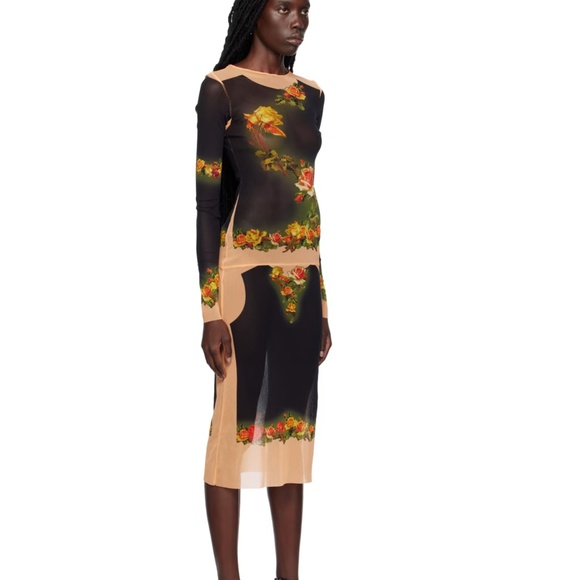 'The Fleurs Petit Grand' Midi Dress by Jean Paul Gaultier - Picture 3 of 5